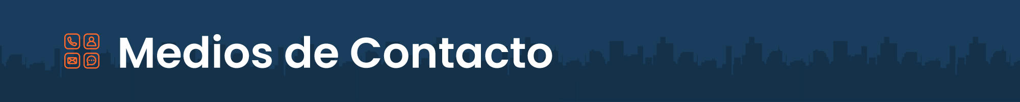 Medios de Contacto
