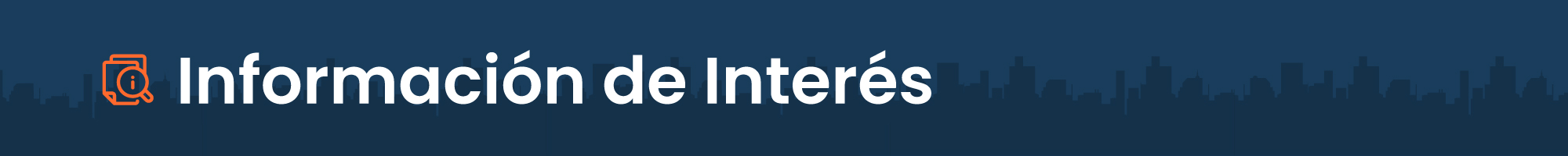 Información de interés