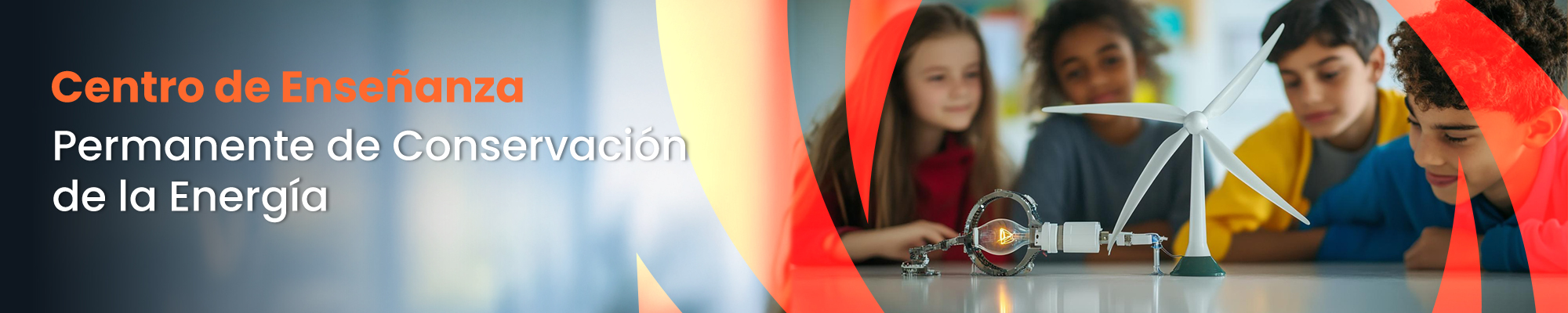 Banner Centro de Enseñanza Permanente de Conservación de la Energía (CEPCE).