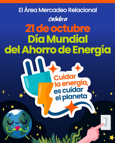Afiche 21 de octubre Día Mundial del Ahorro de Energía