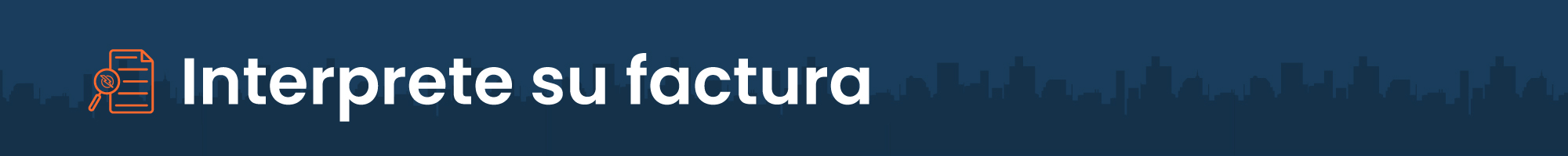Interprete su factura