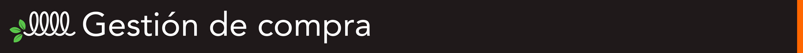 Gestión de compra Banner de Gestión de compra