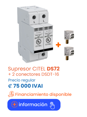 Supresor DS72  2 Conectores DSDT-16