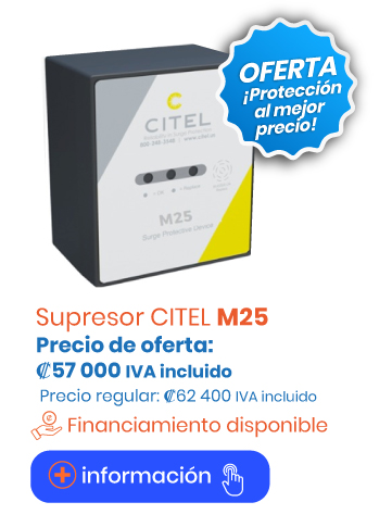 Supresores marca CITEL: Modelo M25