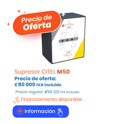Supresores marca CITEL: Modelo M50