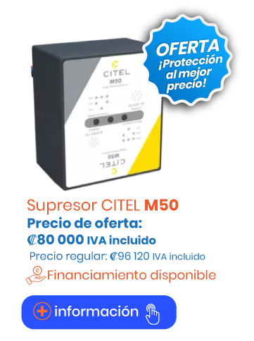 Supresores marca CITEL: Modelo M50