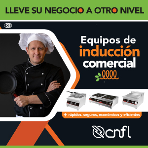 Imagen de una mujer chef joven