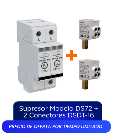 Supresor DS72  2 Conectores DSDT-16