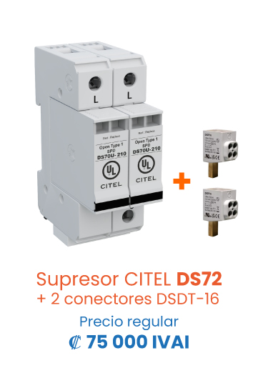 Supresor DS72  2 Conectores DSDT-16