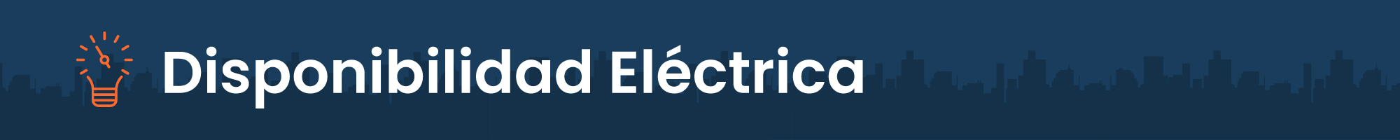 Disponibilidad Eléctrica