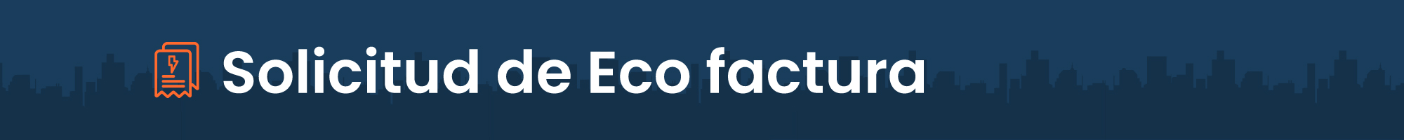 Solicitud de Eco factura