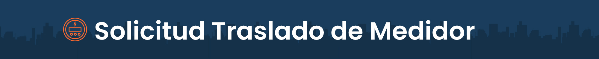 Solicitud Traslado de Medidor