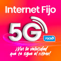 Imagen promocionando Internet fijo 5G
