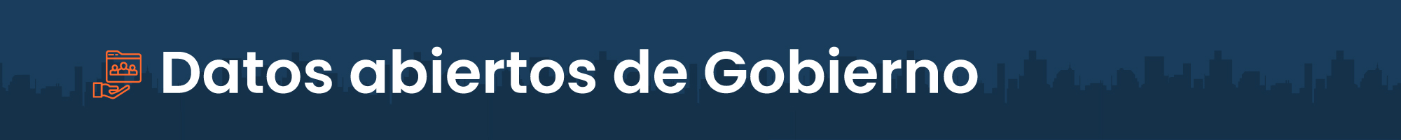 Datos abiertos de gobierno